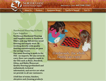 Tablet Screenshot of northcoastwoodfloors.com